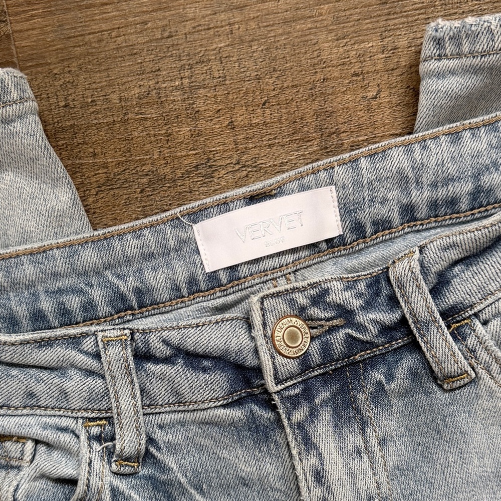 Veveret Women's Light Utility Style Straight Leg Jeans size 28 - Picture 6 of 10
